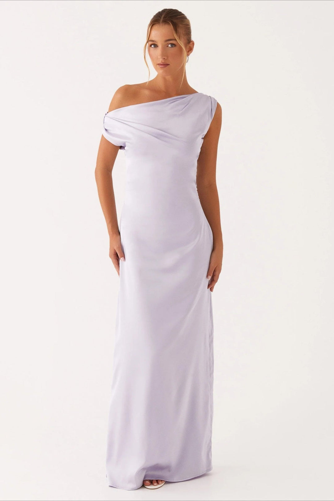 CLAIRE – ELEGANT DRAPED EVENING DRESS