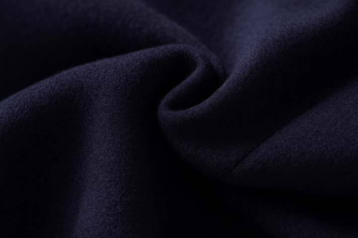 Tailored Long Coat in a Wool Blend Fabric