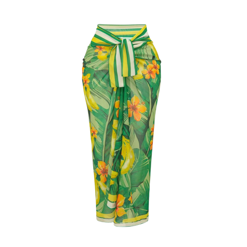 Hibiscus print Tummy Control Swimsuit Set(s)