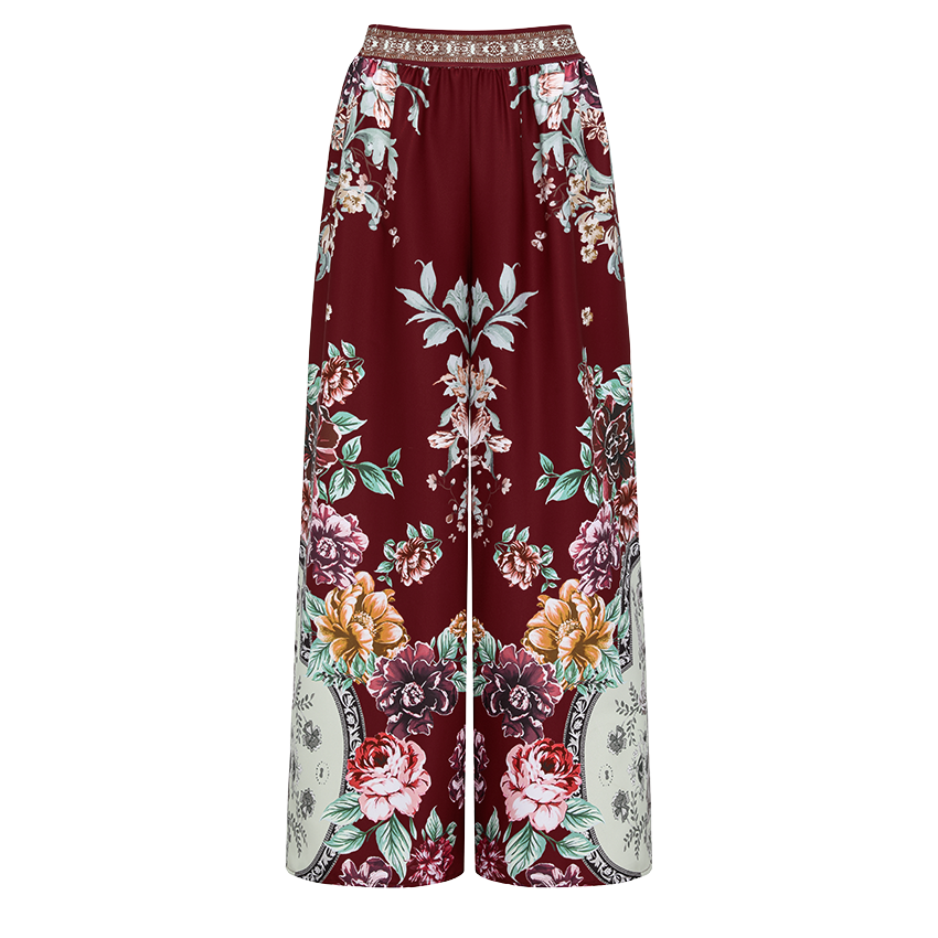 Neckband Peony Print Swimsuit Set(s)