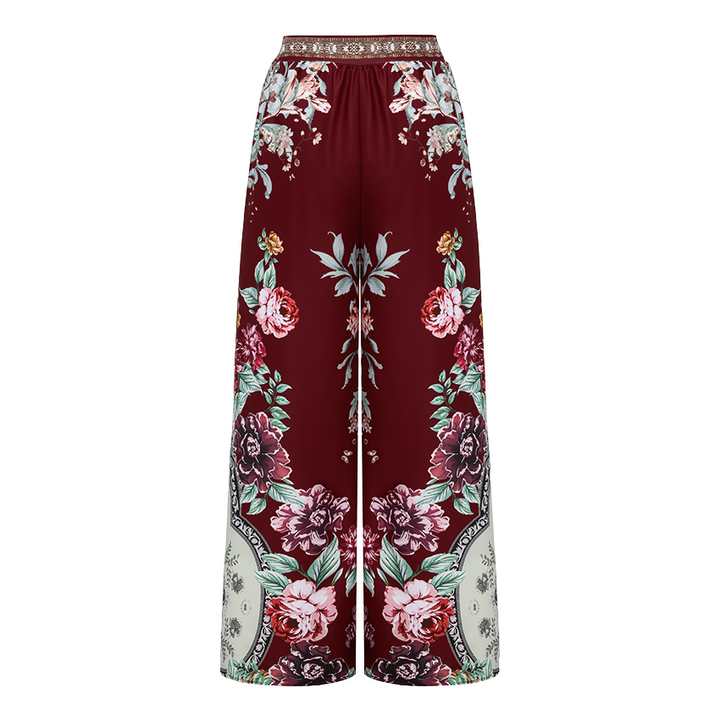 Neckband Peony Print Swimsuit Set(s)
