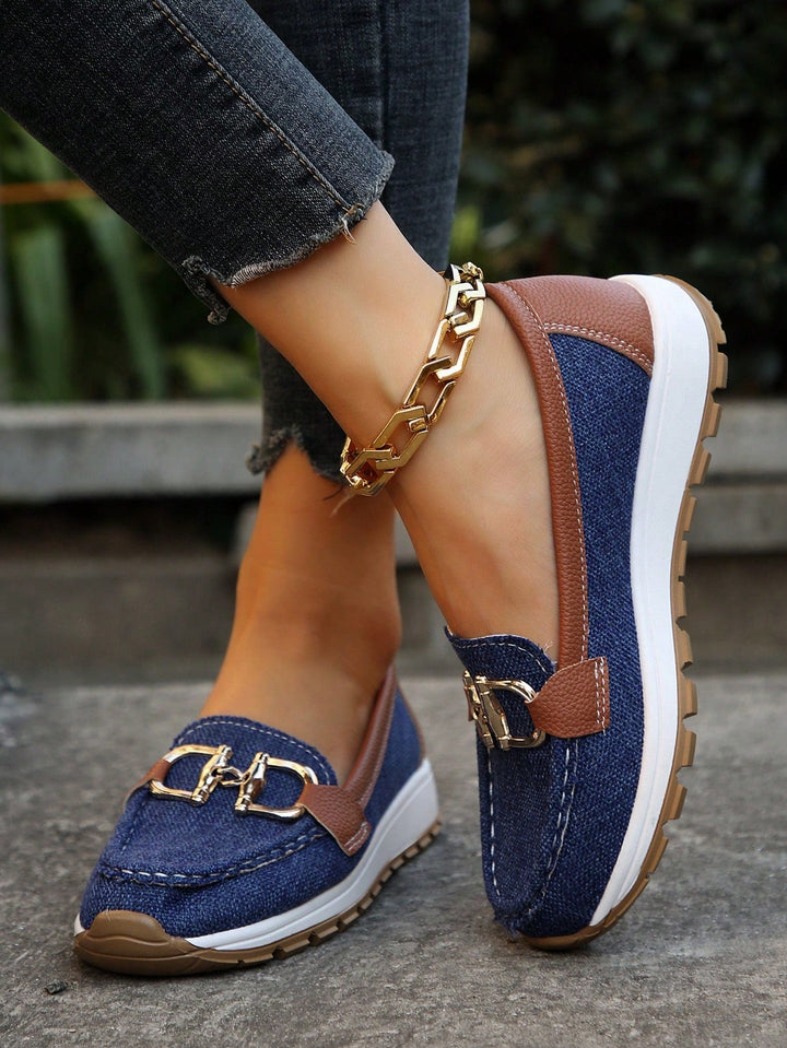 Lainey™ - Flat Buckle Loafers