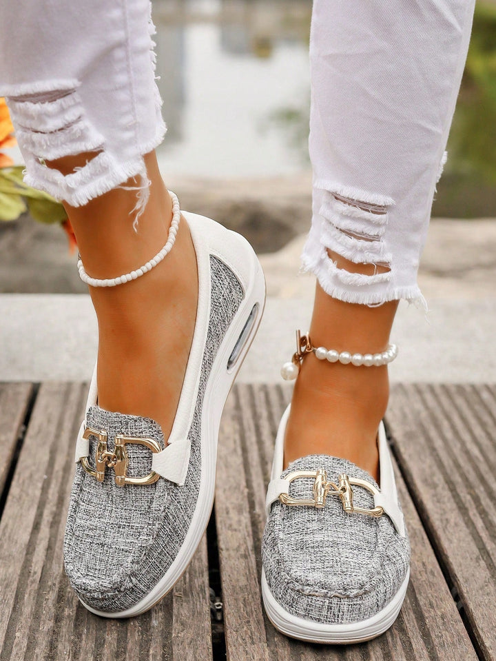 Lainey™ - Flat Buckle Loafers