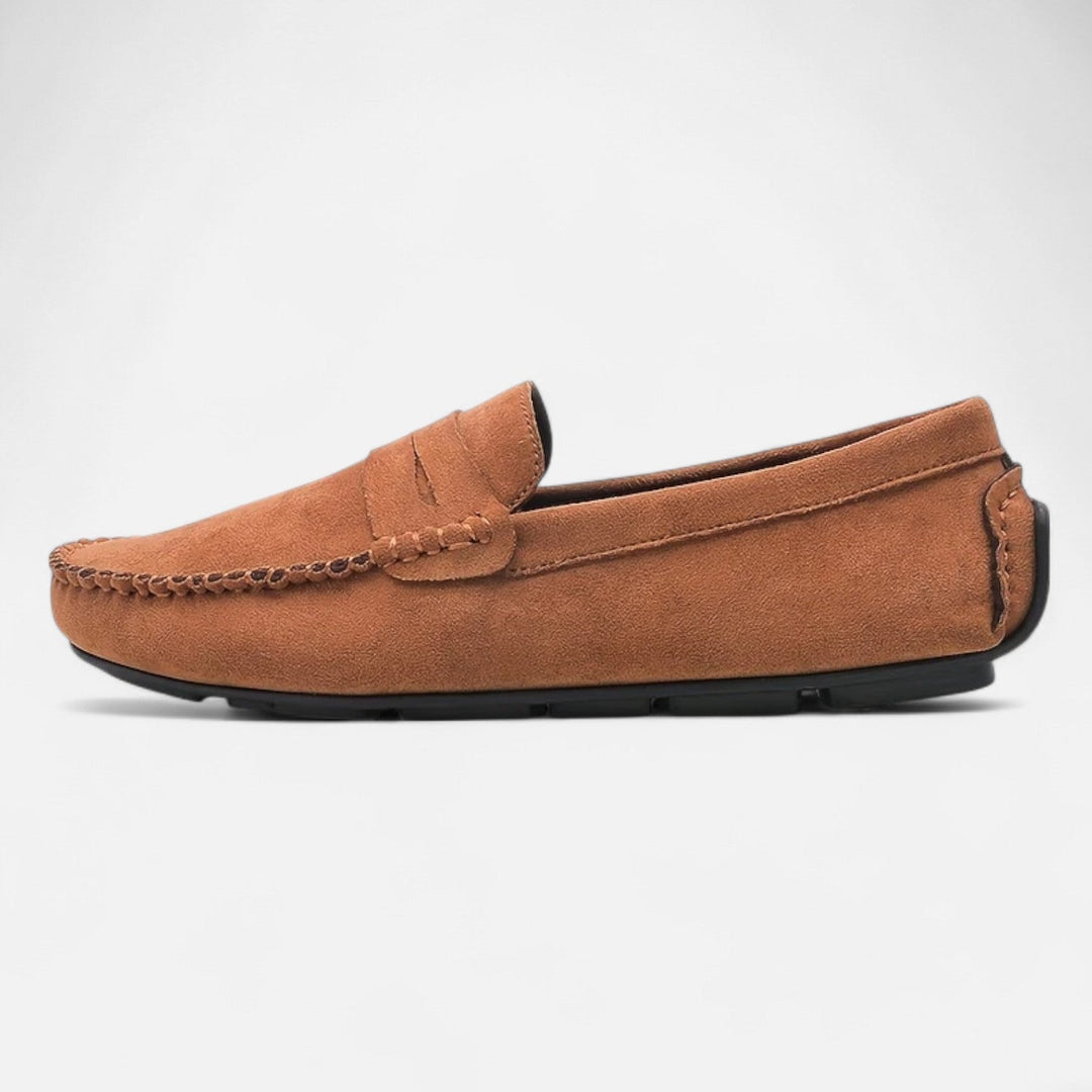 Roselains| Men's Leather Slip-On Loafers