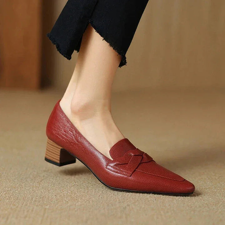 SOFIA GENUINE LEATHER LOAFERS