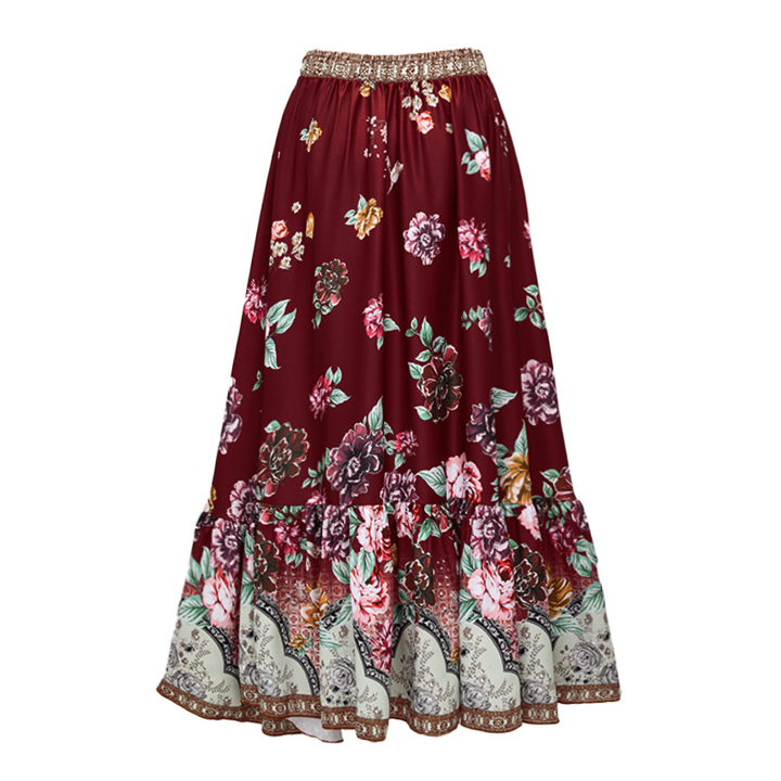 Neckband Peony Print Swimsuit Set(s)