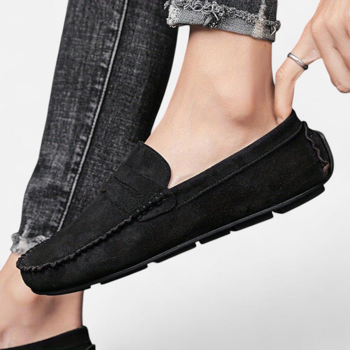 Roselains| Men's Leather Slip-On Loafers