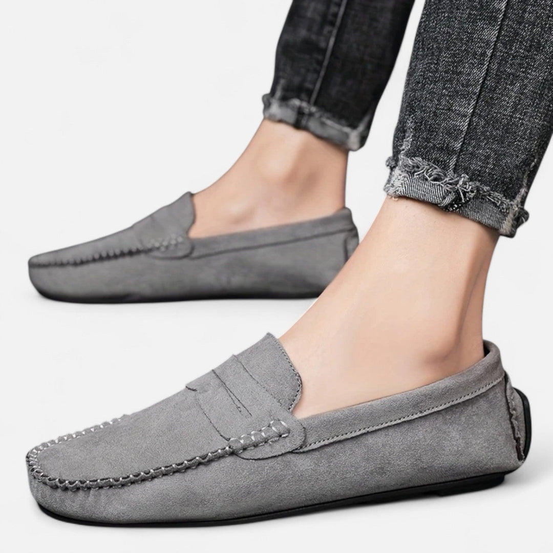 Roselains| Men's Leather Slip-On Loafers