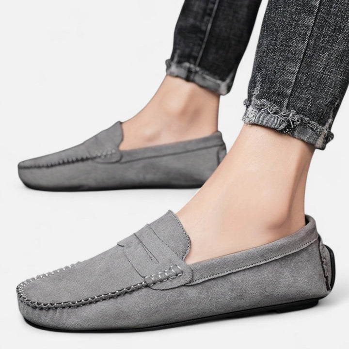 Roselains| Men's Leather Slip-On Loafers