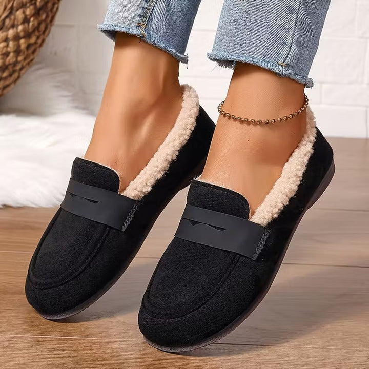 Deren - Non-Slip Moccasins with Fleece Lining