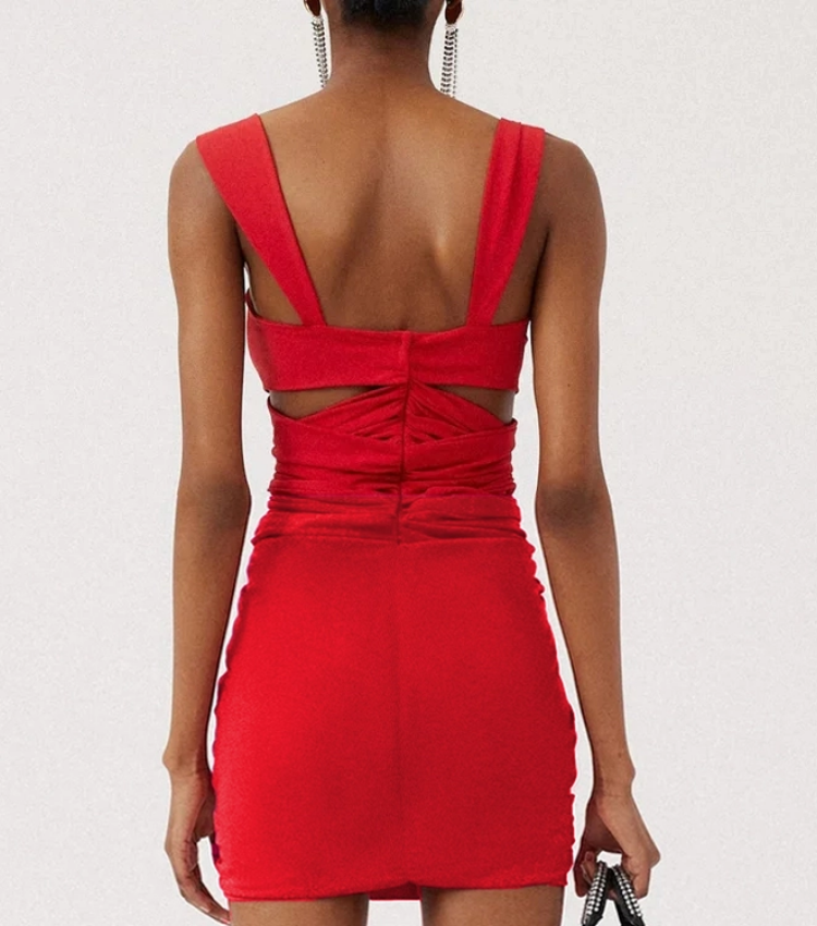 3D Flower Cutout One Piece Swimsuit and Skirt
