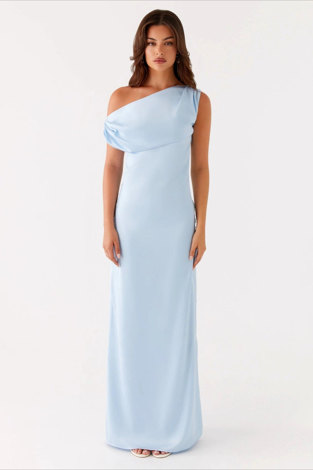 CLAIRE – ELEGANT DRAPED EVENING DRESS