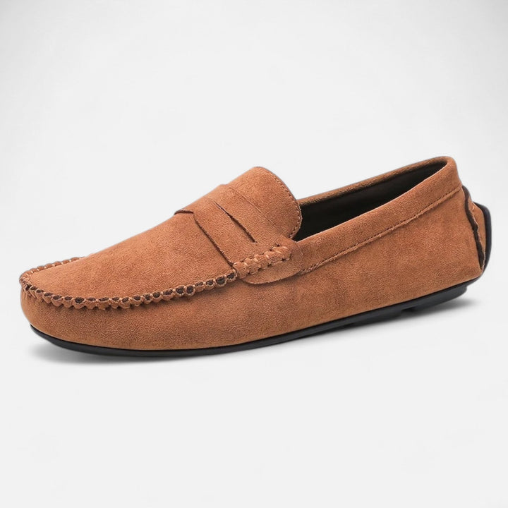 Roselains| Men's Leather Slip-On Loafers