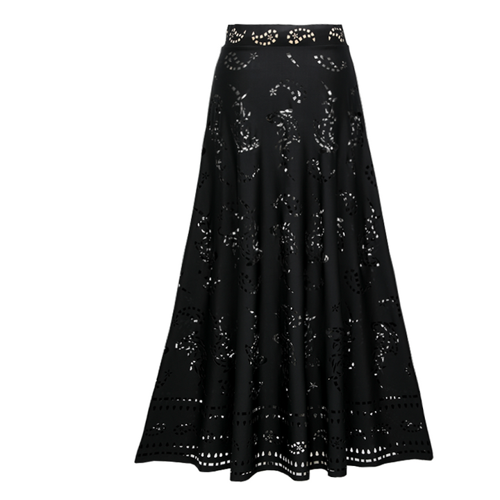 Plunge Black Laser Cut Swimsuit Set(s)
