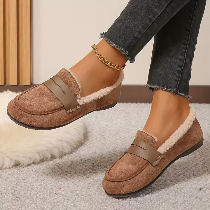 Deren - Non-Slip Moccasins with Fleece Lining