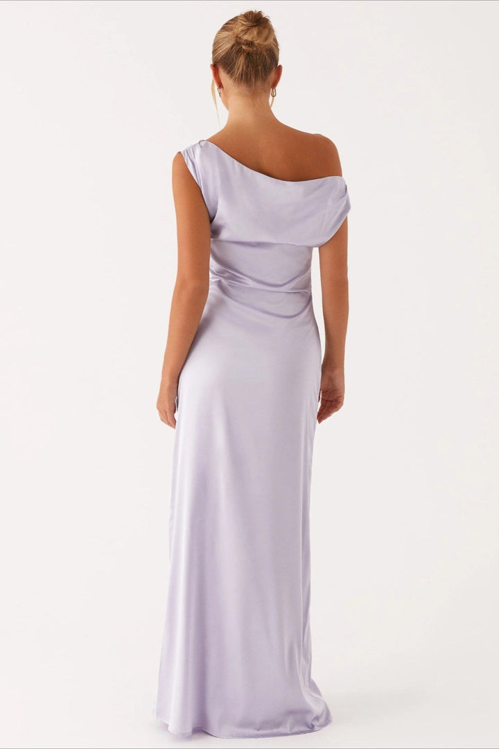 CLAIRE – ELEGANT DRAPED EVENING DRESS