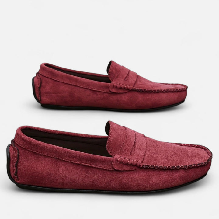 Roselains| Men's Leather Slip-On Loafers