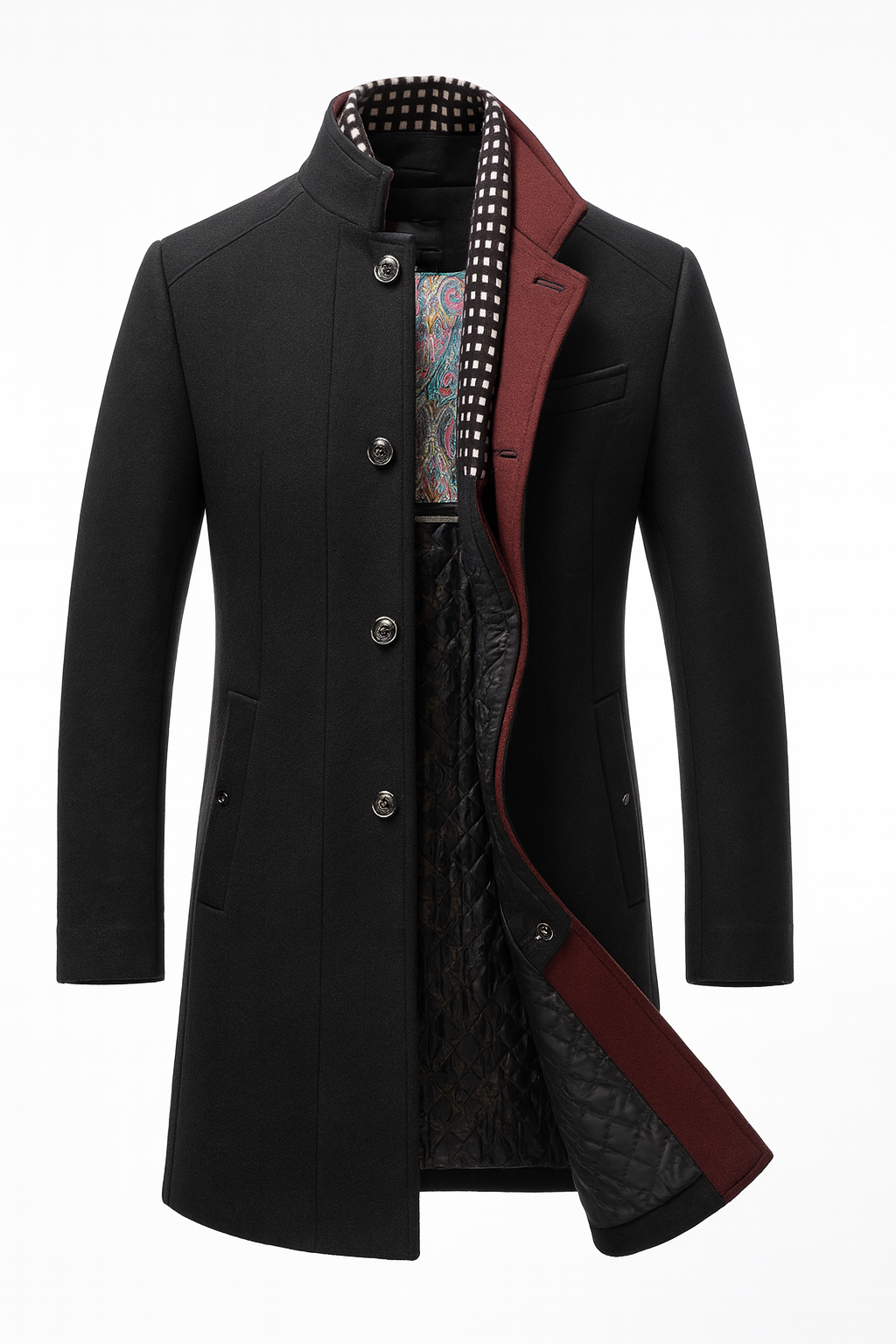 Smart Wool Coat for Autumn and Winter Layering