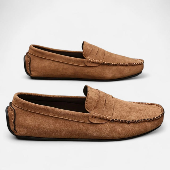 Roselains| Men's Leather Slip-On Loafers