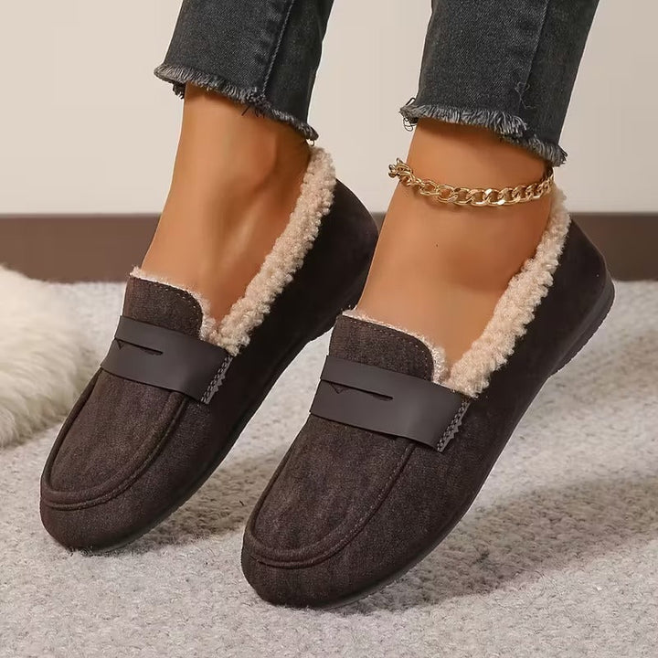 Deren - Non-Slip Moccasins with Fleece Lining