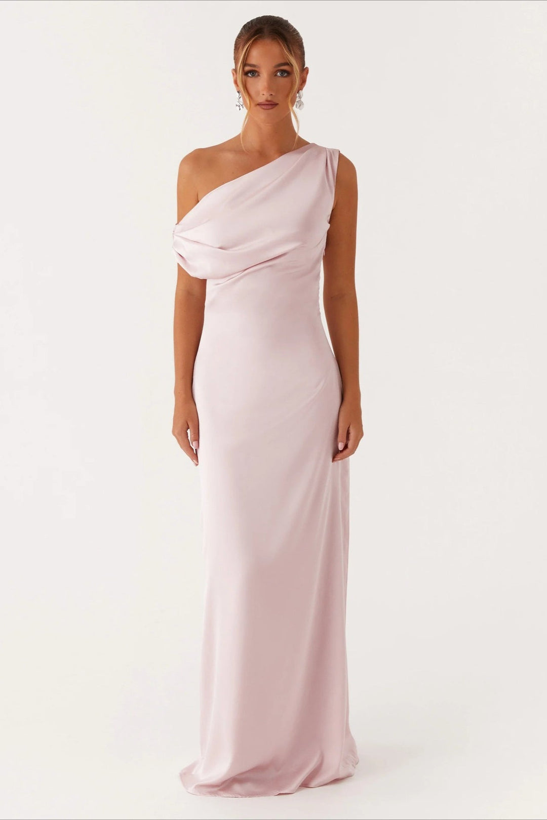 CLAIRE – ELEGANT DRAPED EVENING DRESS