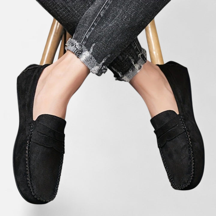 Roselains| Men's Leather Slip-On Loafers