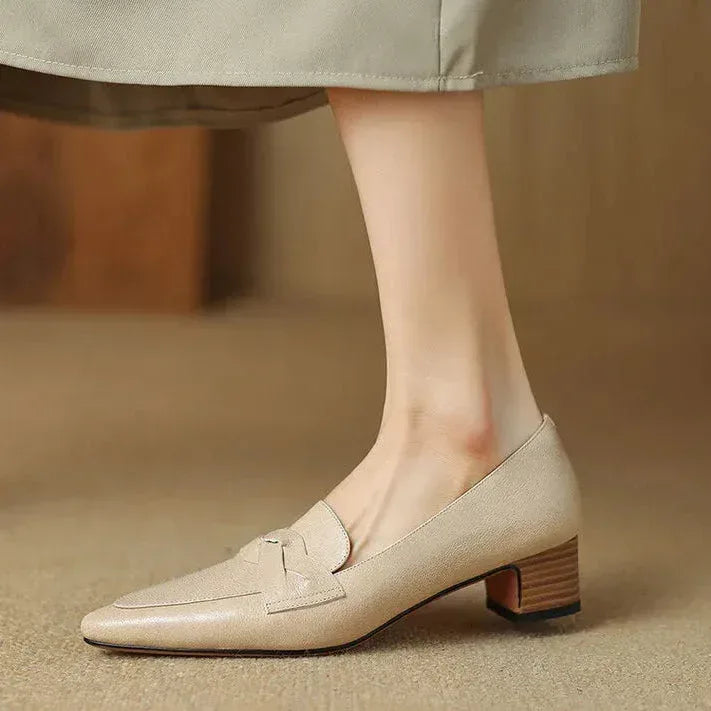 SOFIA GENUINE LEATHER LOAFERS