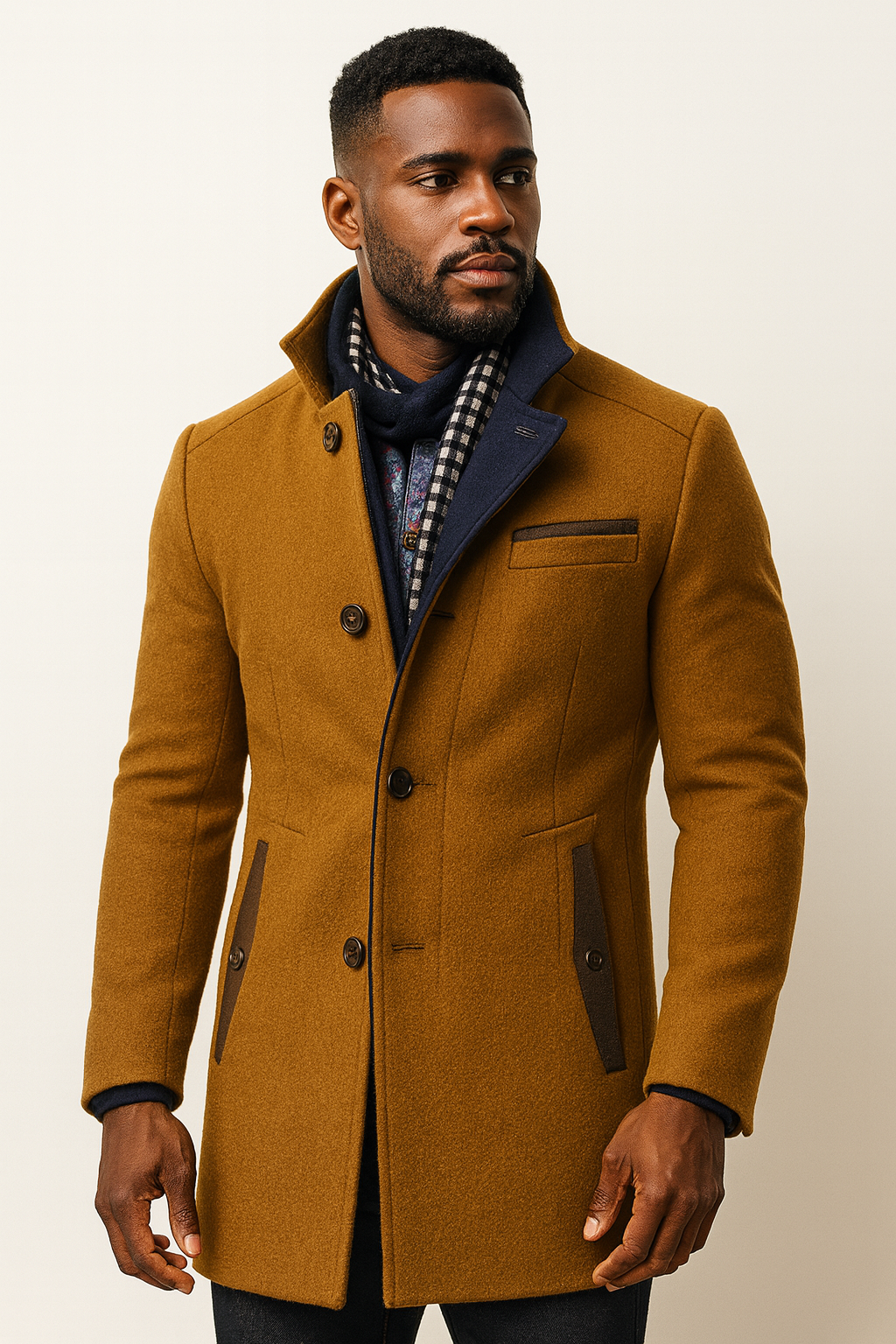 Smart Wool Coat for Autumn and Winter Layering