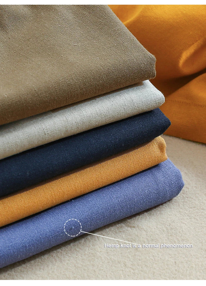 Relaxed Fit Drawstring Linen Shorts