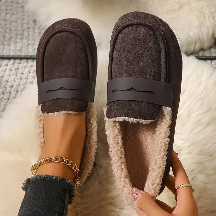 Deren - Non-Slip Moccasins with Fleece Lining