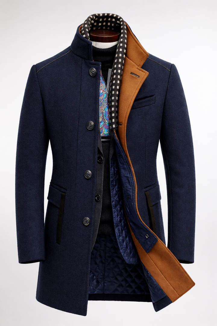 Smart Wool Coat for Autumn and Winter Layering