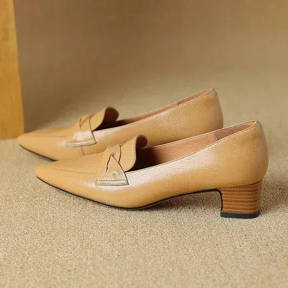 SOFIA GENUINE LEATHER LOAFERS