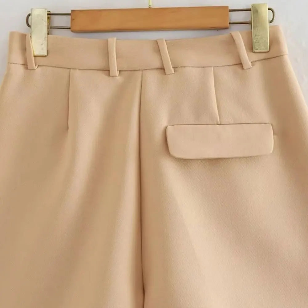 Sand Relaxed Fit Drawstring Cotton-Blend Shorts