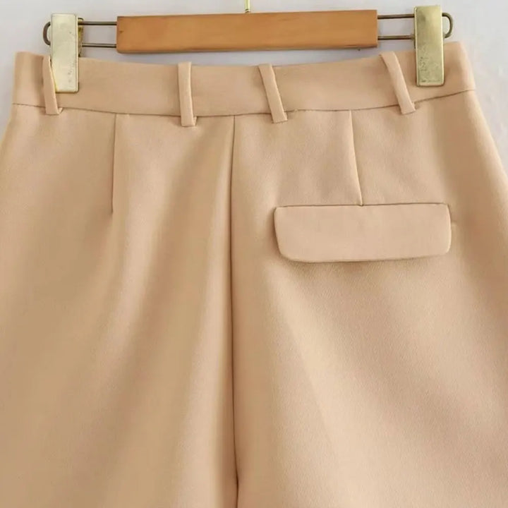 Sand Relaxed Fit Drawstring Cotton-Blend Shorts