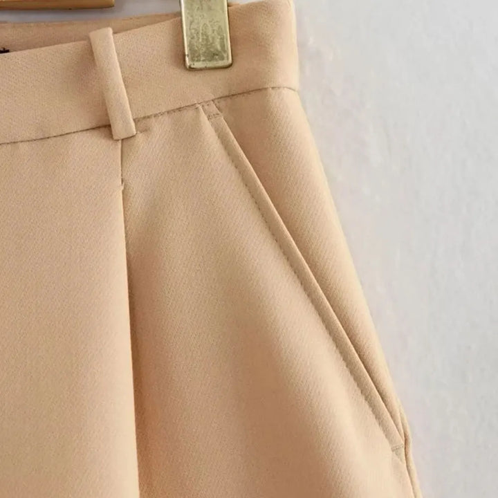 Sand Relaxed Fit Drawstring Cotton-Blend Shorts