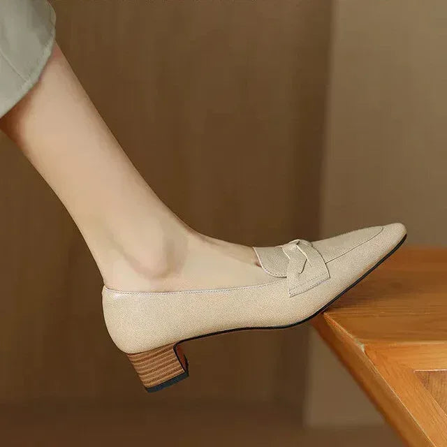 SOFIA GENUINE LEATHER LOAFERS