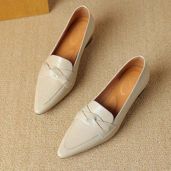 SOFIA GENUINE LEATHER LOAFERS