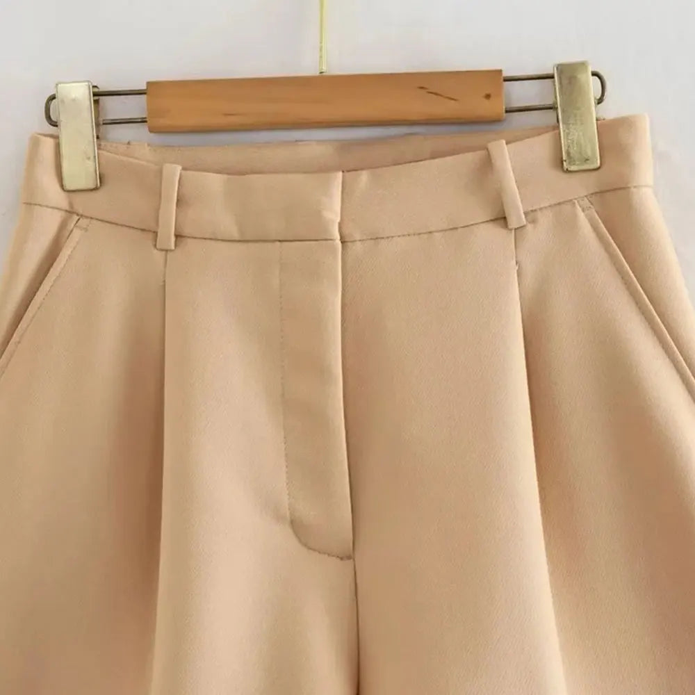 Sand Relaxed Fit Drawstring Cotton-Blend Shorts