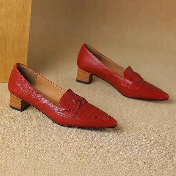 SOFIA GENUINE LEATHER LOAFERS