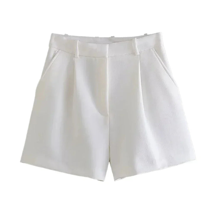 Sand Relaxed Fit Drawstring Cotton-Blend Shorts