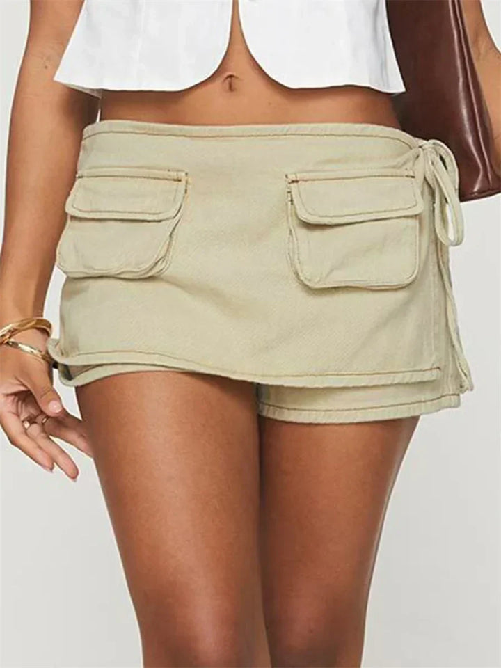 Pocketed Mini A-Line Skirt