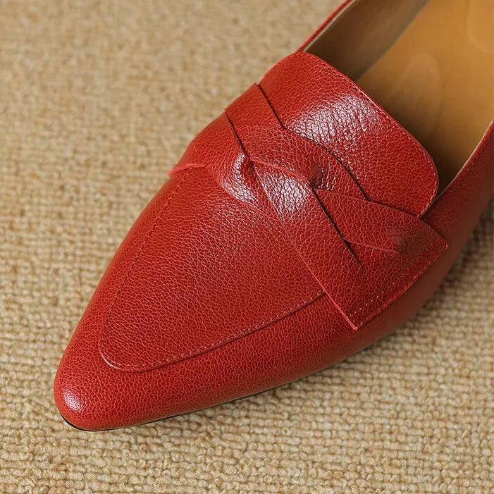 SOFIA GENUINE LEATHER LOAFERS
