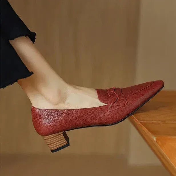 SOFIA GENUINE LEATHER LOAFERS