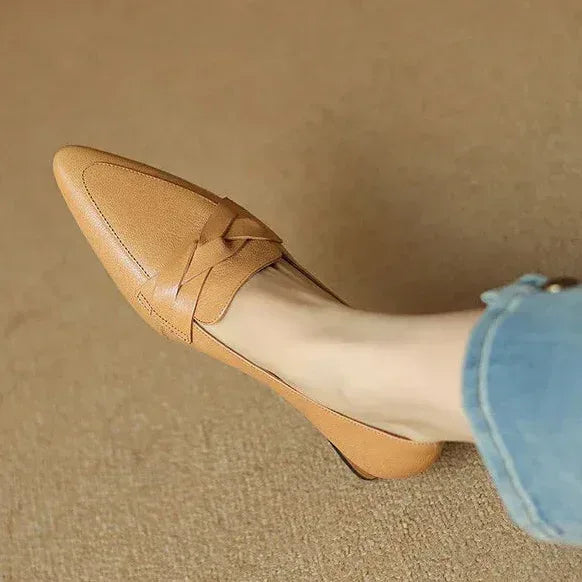 SOFIA GENUINE LEATHER LOAFERS