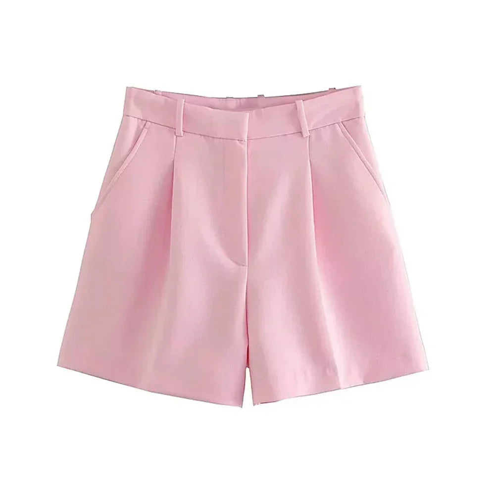 Sand Relaxed Fit Drawstring Cotton-Blend Shorts