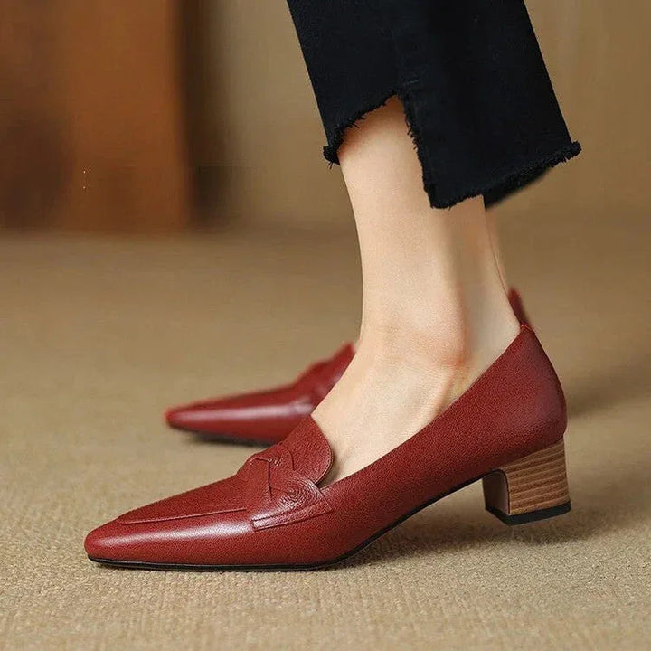 SOFIA GENUINE LEATHER LOAFERS