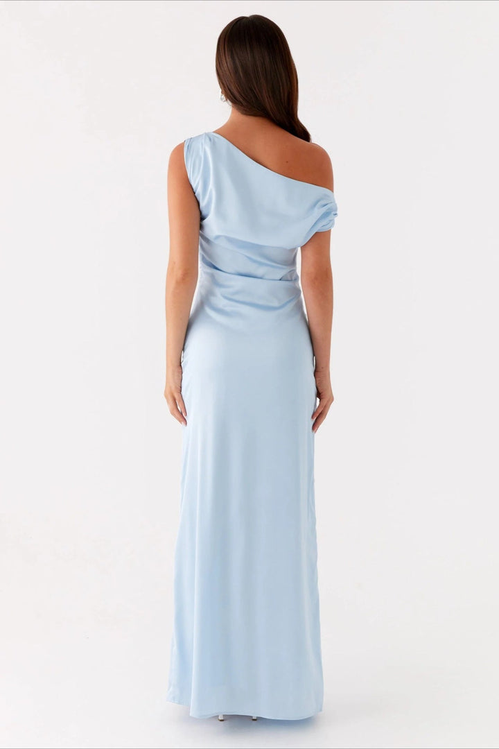 CLAIRE – ELEGANT DRAPED EVENING DRESS