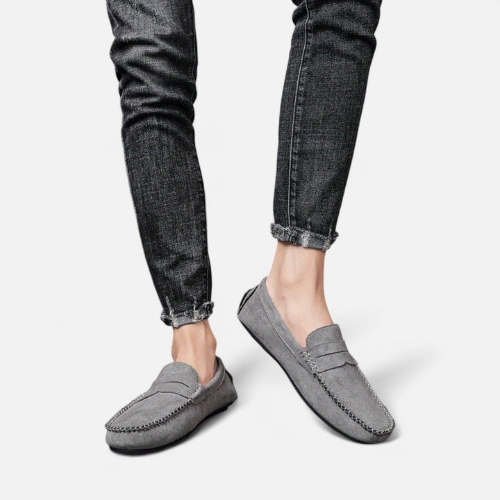 Roselains| Men's Leather Slip-On Loafers