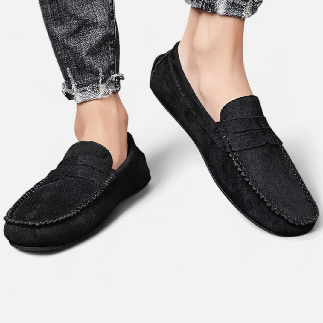 Roselains| Men's Leather Slip-On Loafers