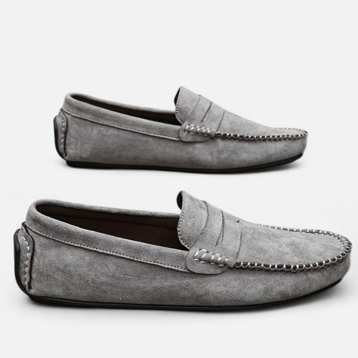 Roselains| Men's Leather Slip-On Loafers